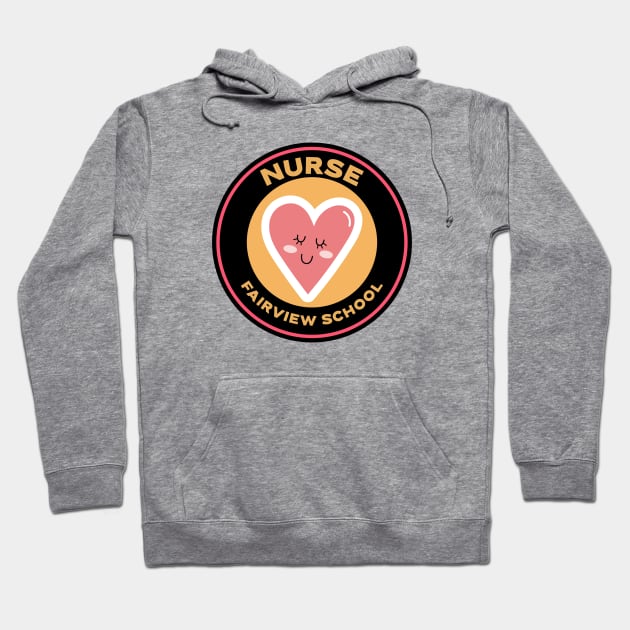 Fairview School Nurse Hoodie by Mountain Morning Graphics